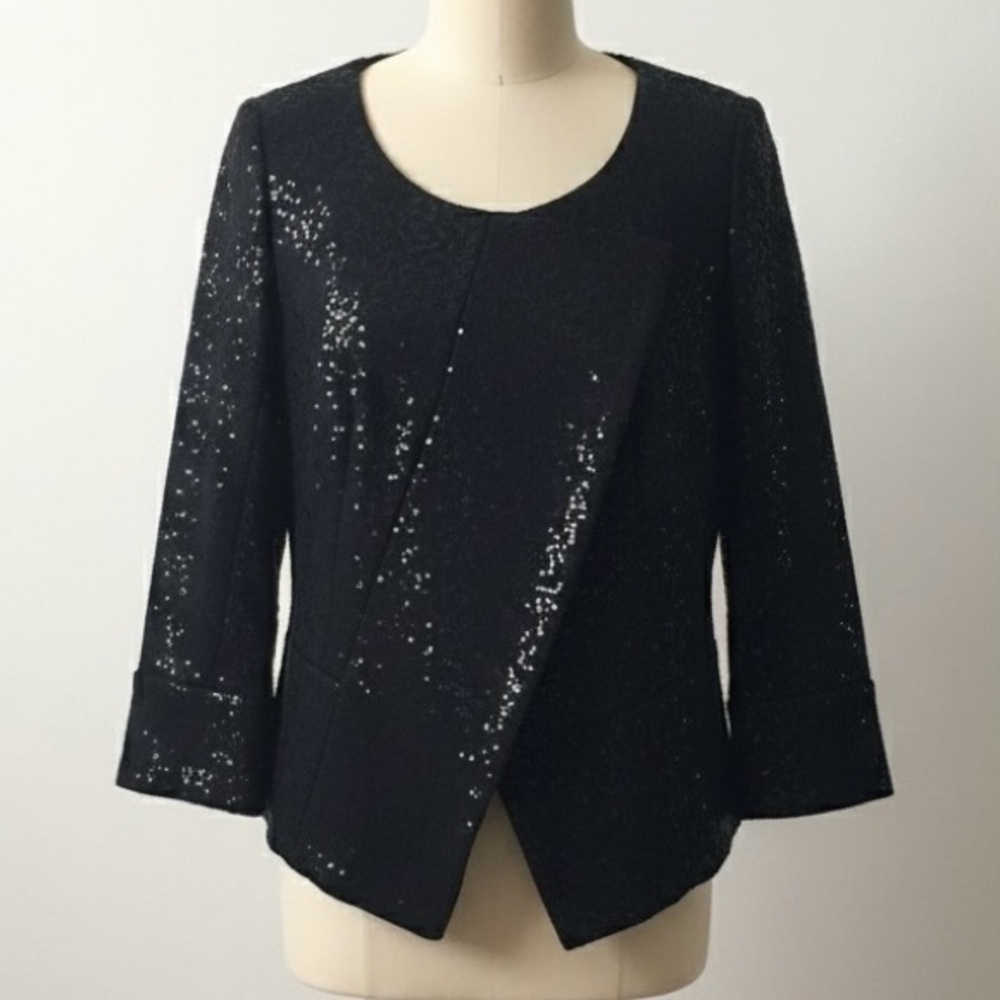 Banana Republic Sequin wool blazer